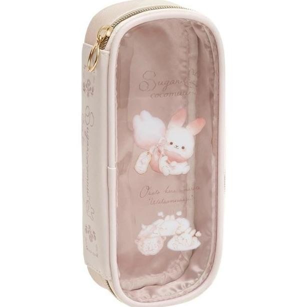 

Pencil Case San-X Sugarcocomuu Cotton Candy Rabbit Kotak Pensil Transparant Storage Pouch Limited Edition New Stok