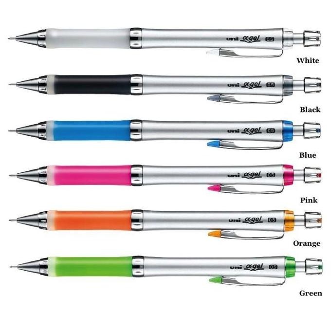 

Uni Alpha Gel Slim Pensil Mekanik M5-807Gg. New Stok