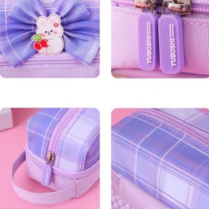 

Tempat Pensil Ukuran Besar Motif Lucu , 2 Susun Bahan Kain, Sudah Termasuk Pin Akrilik Bentuk Beruangnya Stationery New Stok