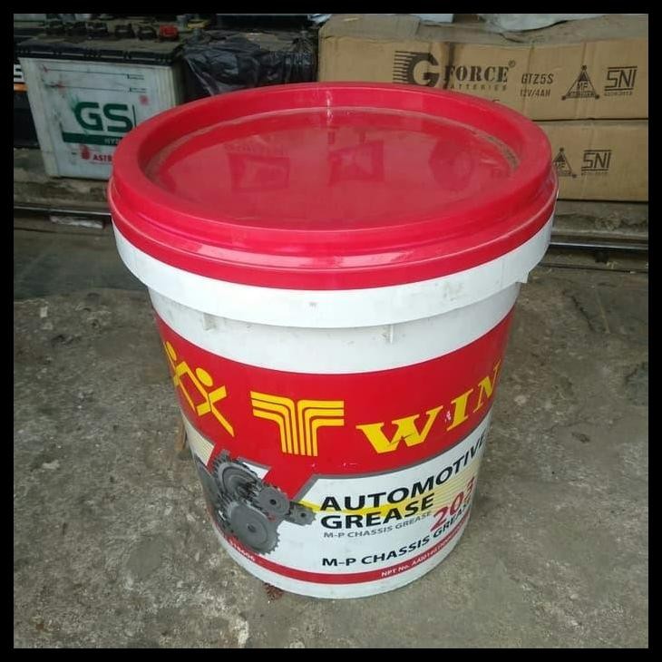 DISKON GREASE WIN 203 GEMUK WIN STEMPET WIN STEMPET CHASIS 1-PAIL 12KG