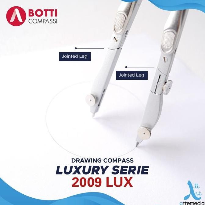 

Botti Design Compass Luxury 2009 Series Set Jangka Teknik Micrometric Untuk Gambar Arsitek New Stok