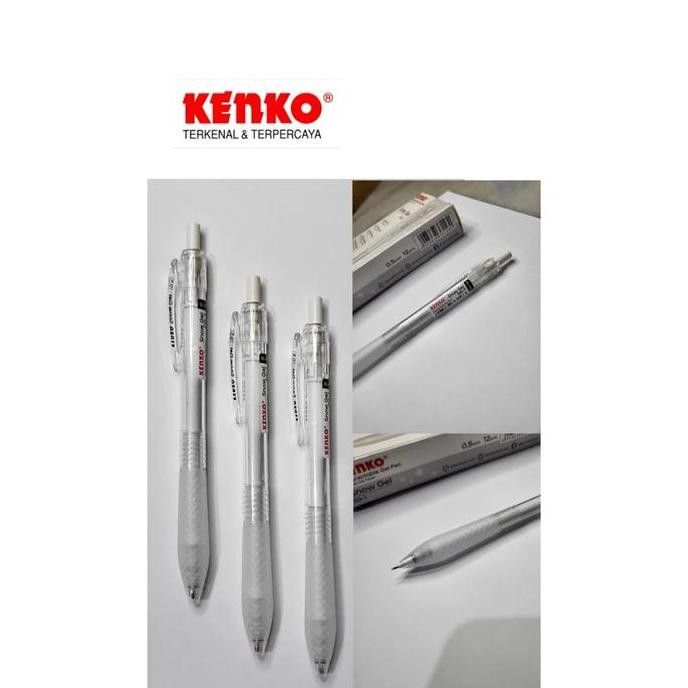 

Kenko Gel Pen Sg-1 Snow Gel Black - 1 Lusin New Stok