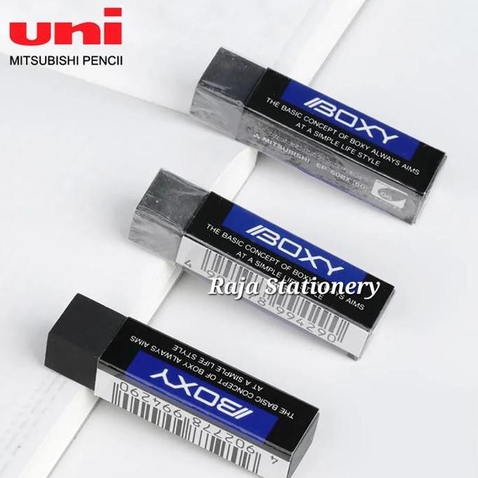 

Boxy Eraser Penghapus Boxy Kecil Besar Ep-60Bx Ep-100Bx Hitam [Box] New Stok