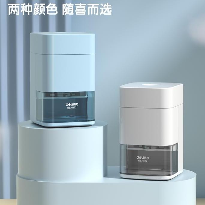 

Deli Rautan Pensil Putar / Rotary Pencil Sharpener Light Grey 71172 New Stok