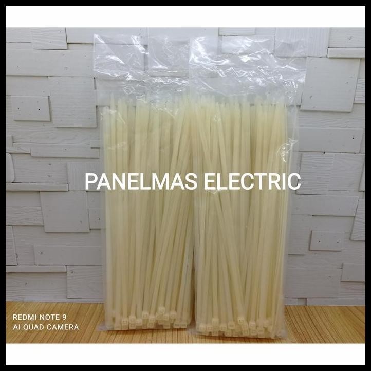 

TERMURAH KABEL TIES 4.8MM X 25CM (250MM) SUNLUX PUTIH/HITAM