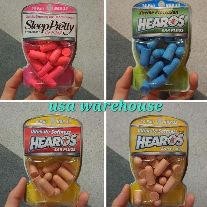 Hearos Ear Plugs Xtreme Protection Sleep Pretty Nrr 32 Nrr 33