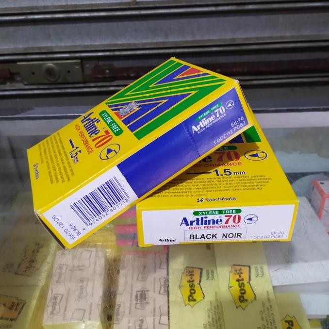 

Spidol Artline 70 Permanent Hitam New Stok