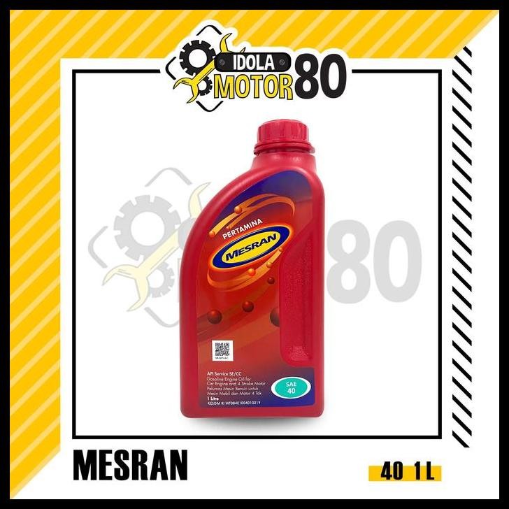 TERMURAH OLI PERTAMINA MESRAN SAE 40 ISI 1 LITER 