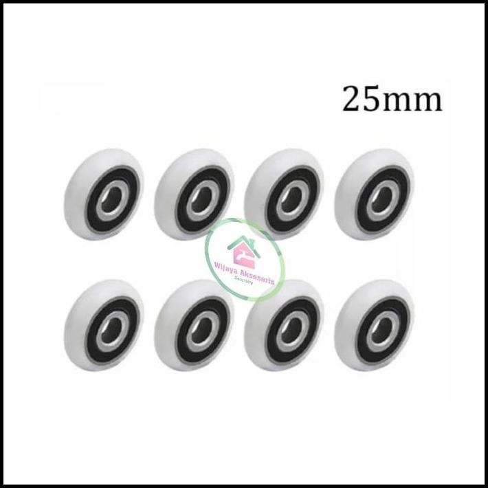 Roda Shower Pintu Kaca Kamar Mandi 25mm/Roda Pintu Kamar Mandi Sliding