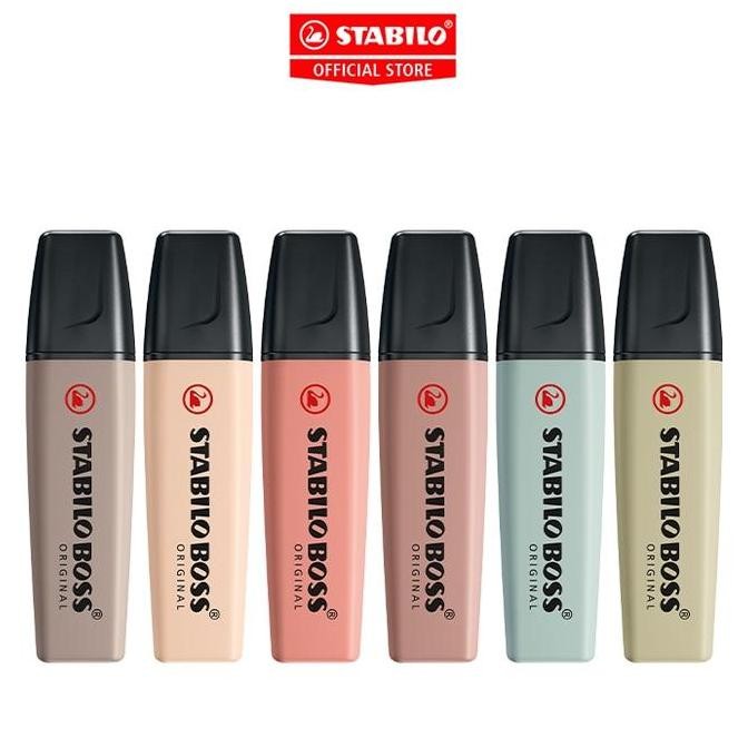 

Stabilo Boss Naturecolors Highlighter Set 6 | Marker Pen Spidol Warna Warni Aesthetic Nature Tone Earth Tone New Stok