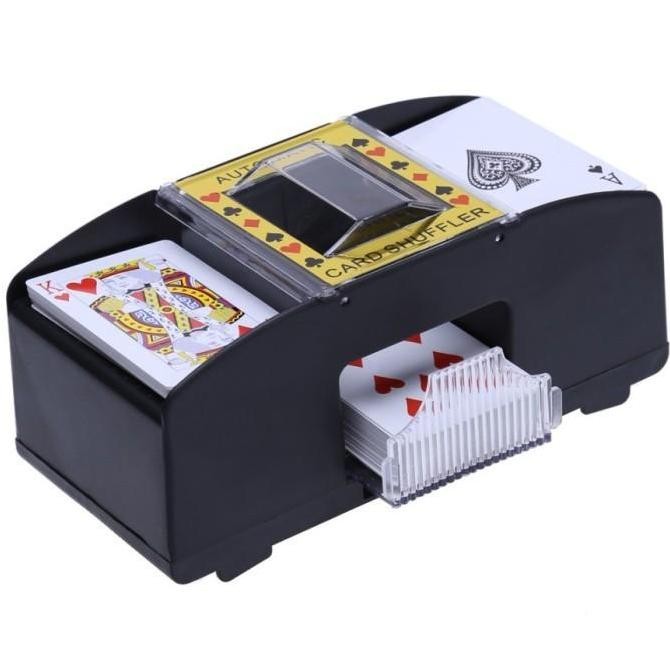 Mesin Pengocok Kartu Card Poker Kartu Uno Card Shuffler Otomatis Acak WS