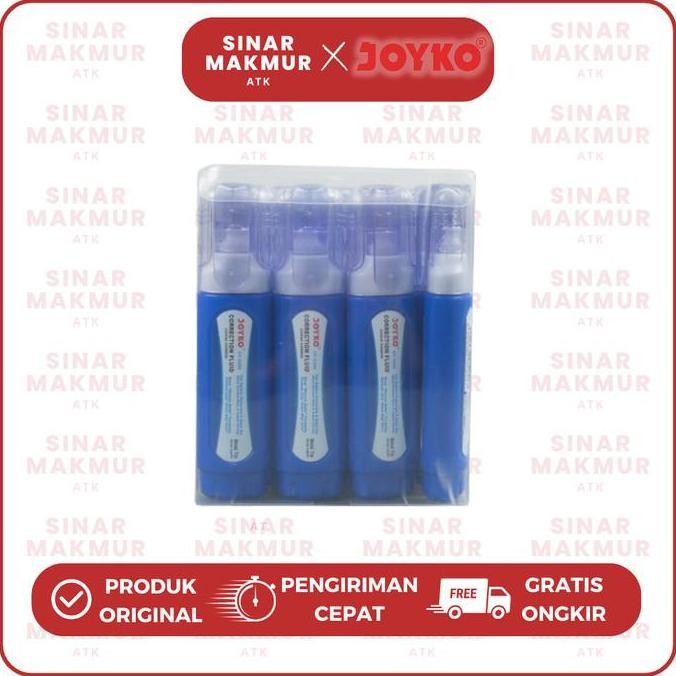 

Correction Fluid/Tipex Cair Biru Gepeng Cf-S209 Joyko (Lsn) New Stok