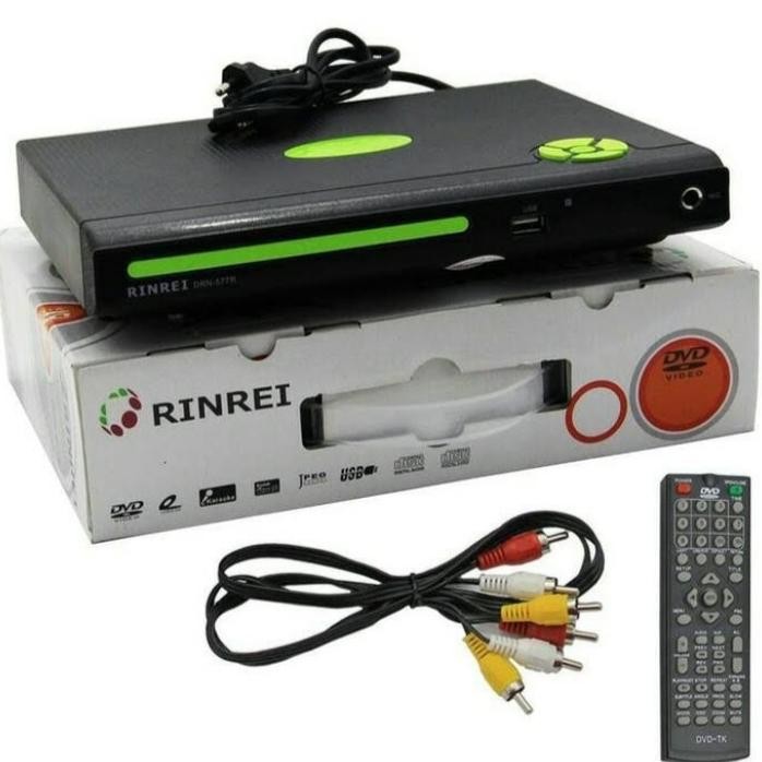 DVD/VCD/CD/MP3/MP4 Player RINREI Optik Samsung Read Kaset Bajakan/Ori DiM