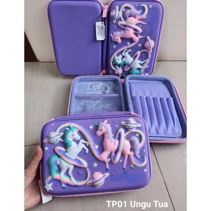 

Kotak Tempat Pensil Anak Cewek Smiggle Hardtop Hardcase 3D Replica Pencil Case Hard Case Art Organizer Dessert Unicorn Owl Ice Cream Butterfly Seahorse Pink New Stok