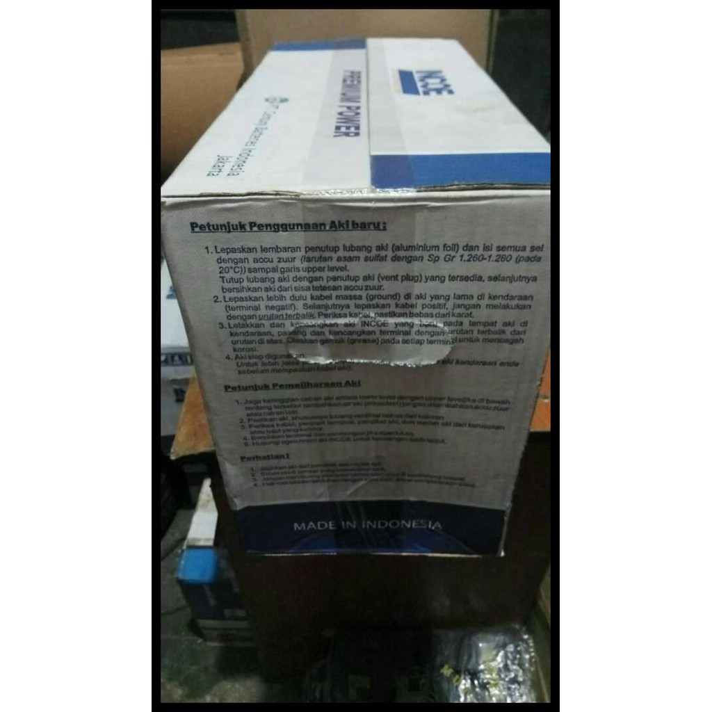 TERBARU AKI ACCU INCOE N-100 12V 100-AH/100-AMPER. 