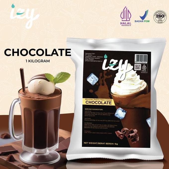 

Izy Powder Drink Chocolate - Bubuk Minuman Cokelat 1 Kg TEG