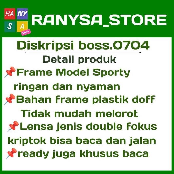 Kaca Mata Baca Dan Jalan Pria Photocromic Anti Radiasi Sporty Original LL