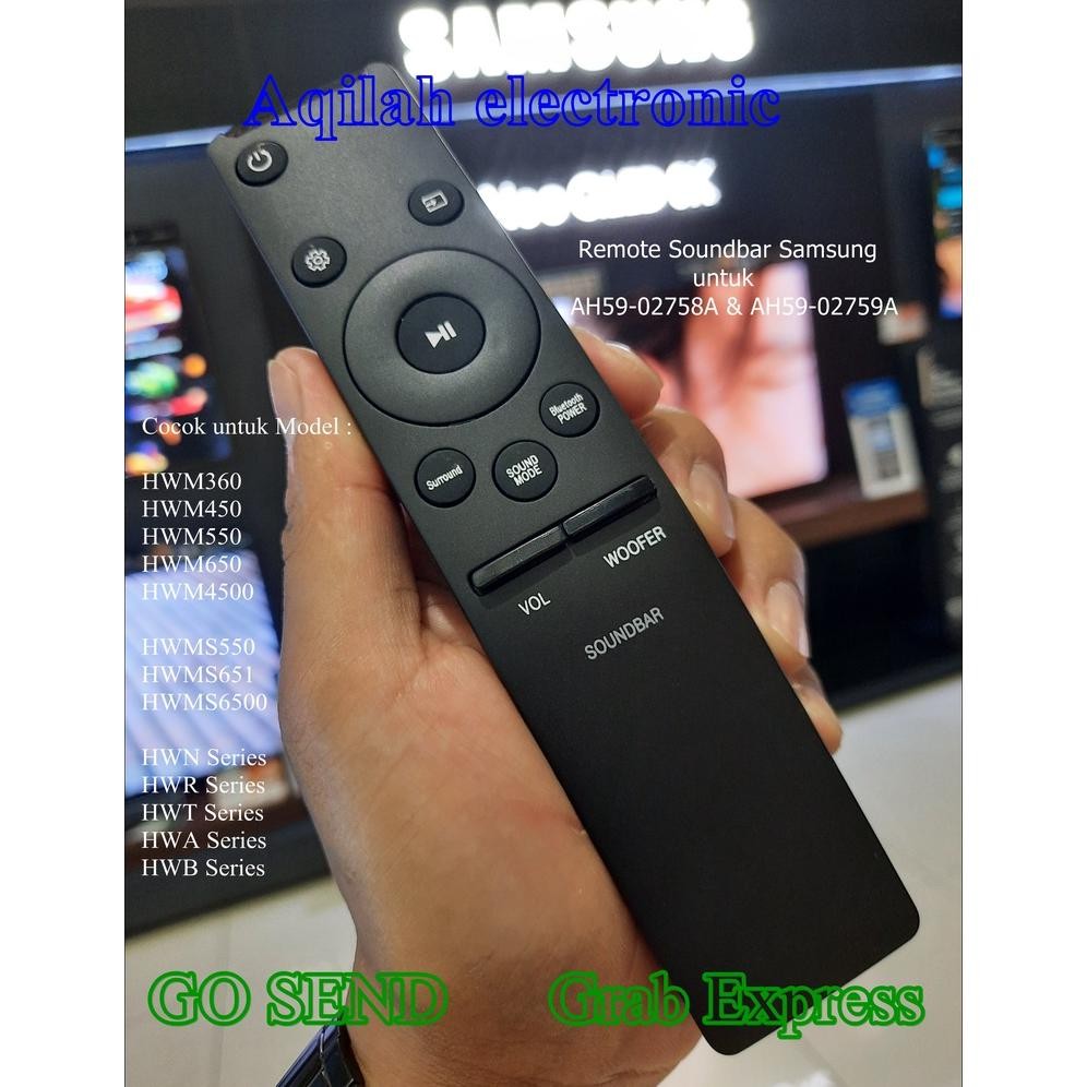 Remote Soundbar Samsung Grade original AH59-02758A & AH59-02759A DiM