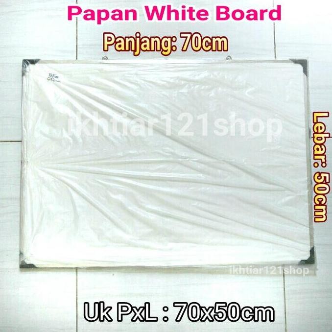 

Papan Tulis White Board 50 X 70 Cm New Stok