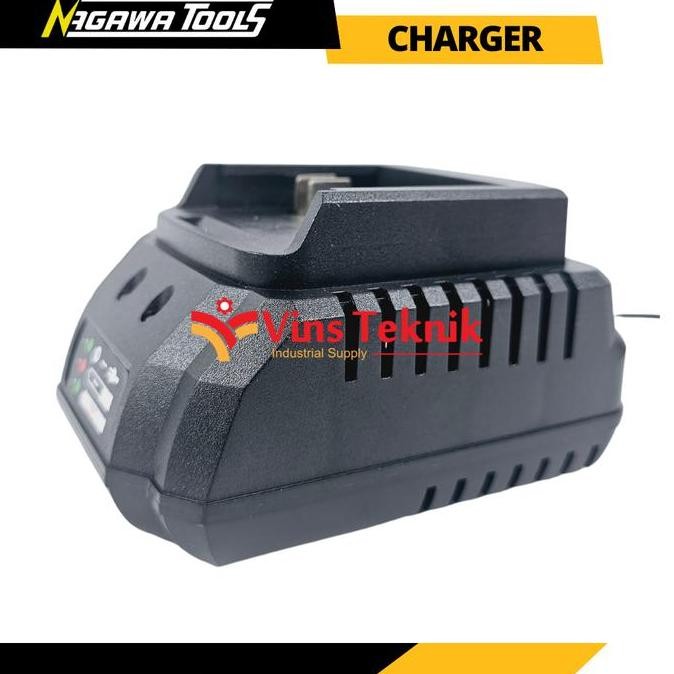 Nagawa Charger Cordless 21V Untuk Bor Listrik Tanpa Kabel