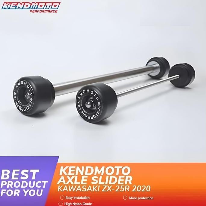 AXLE SLIDER JALU AS RODA ZX25 ZX25R BY KENDMOTO ORIGINAL DAN TERPERCAYA