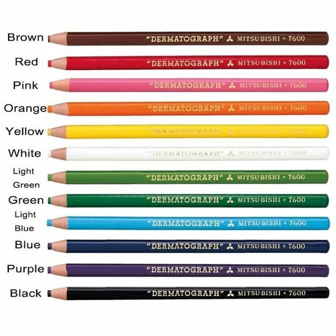 

Pensil Kaca/ Dermatograph Mitsubishi 7600 [Per Lusin] New Stok