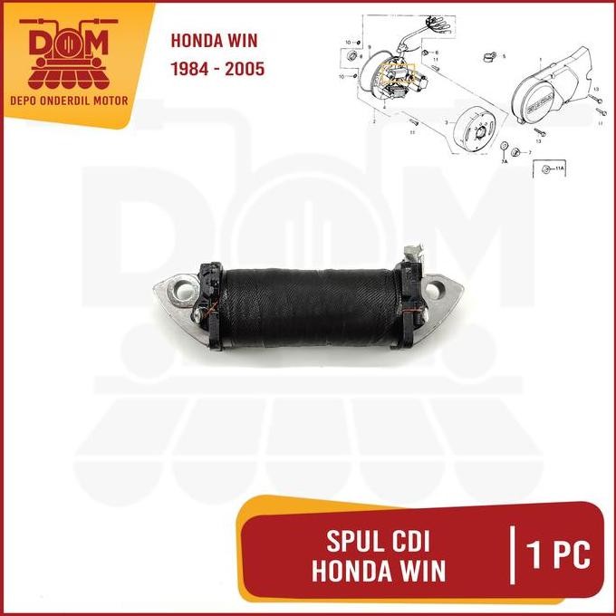 Sale Spull Cdi Win (Tokaido) Spul Spool Sepul Pengapian Motorcycle Motor Honda Win 100 1984 2005 Fot