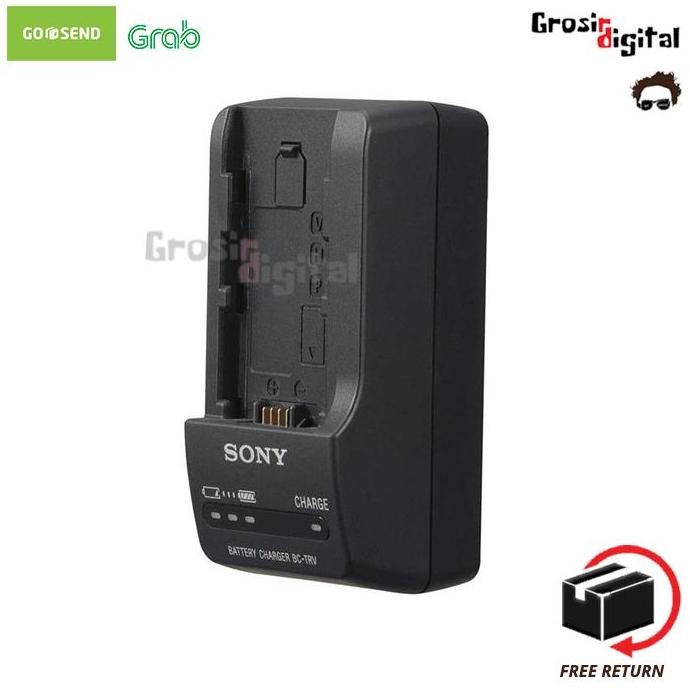 Charger Sony Bc-Trv For Baterai Kamera Np-Fv50 Fv70 Fv100 Original