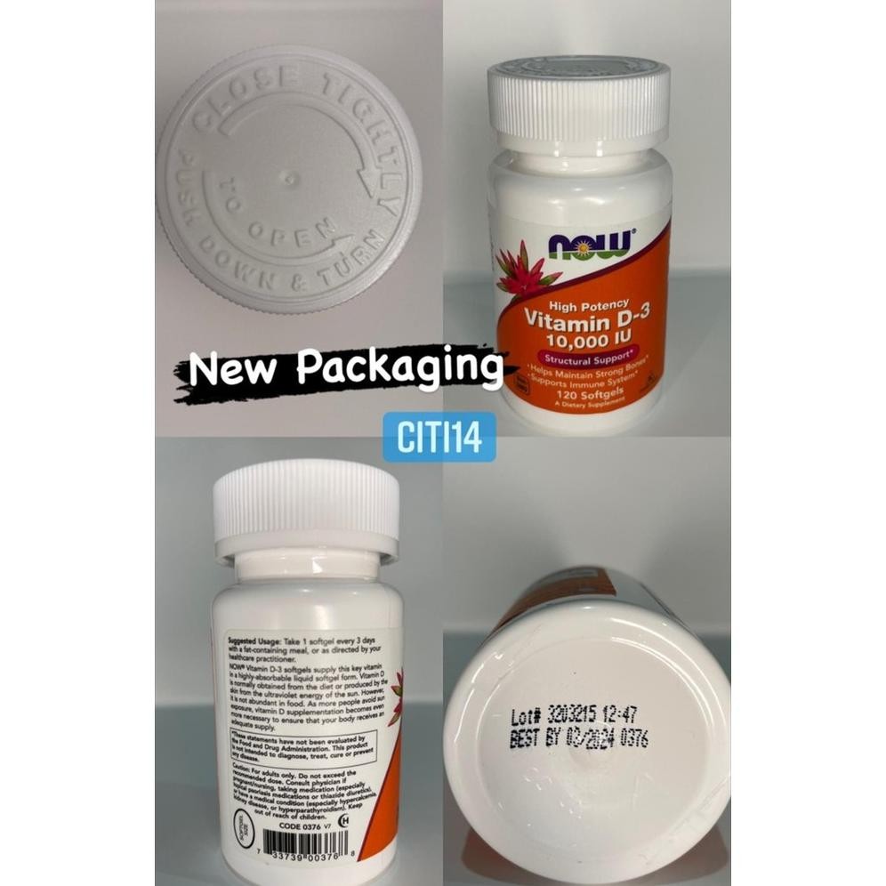 Now Vitamin D3 10000 IU NOW FOODS Vit D3 10.000 IU 120 SOFTGELLS Now D3 10000