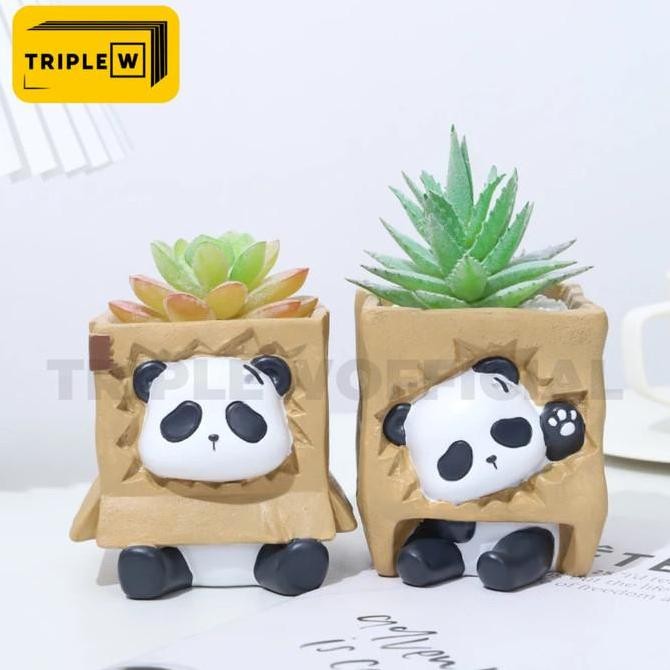 

Triple W Tempat Pensil Tabung Pensil Penkorean Pen Holder Cute Panda New Stok