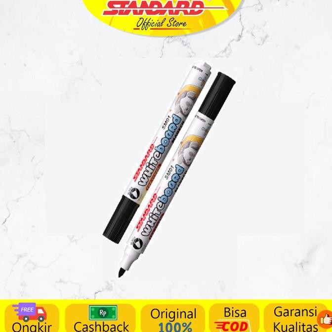 

Standard - Marker Sm01 - Whiteboard Marker For School ( Spidol Yang Bisa Dihapus ) New Stok