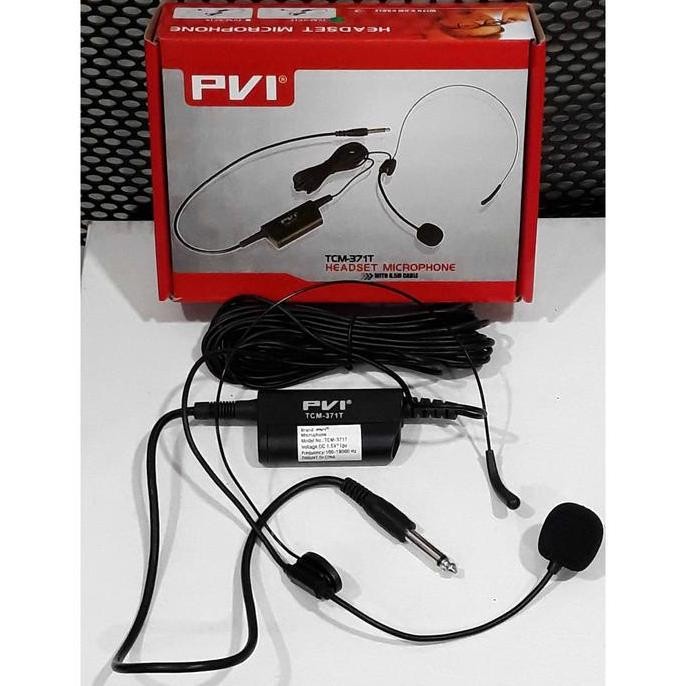 MIC Headset PVI TCM-371T Microphone Bando PVI Headset Mic Original