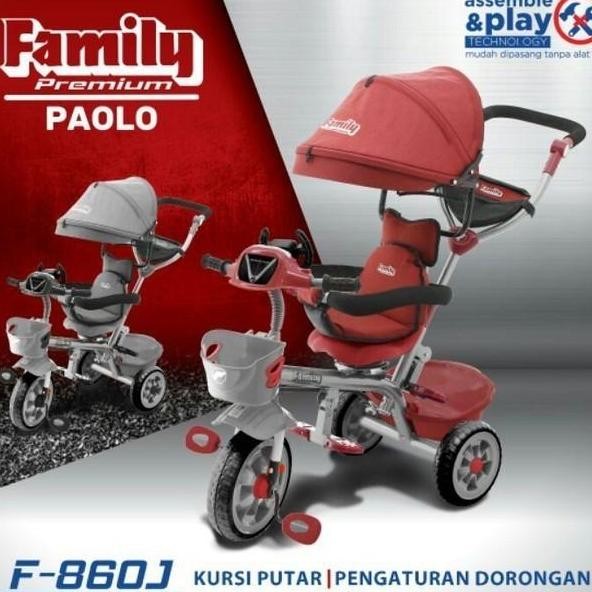 Sepeda Anak Roda Ta Tricycle Family F860J F860J F 860J