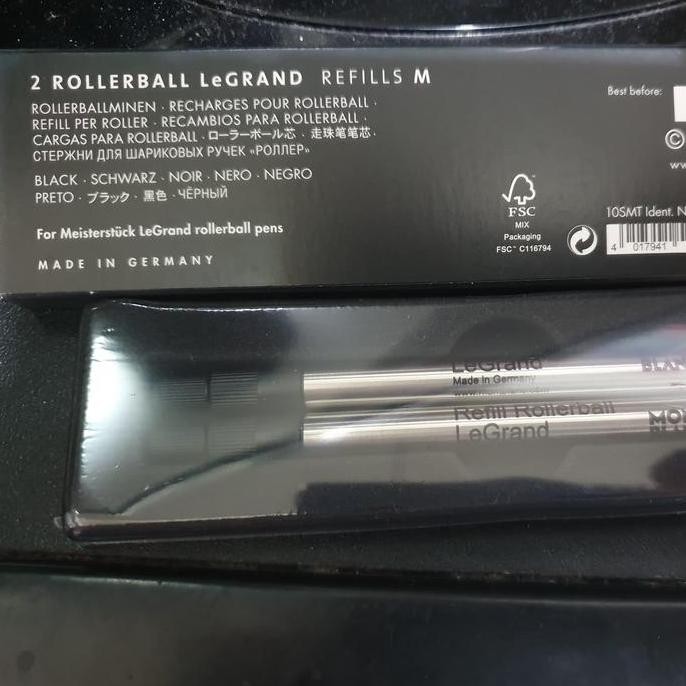 

Refill Montb Le Grand Jumbo Rollerball Hitam Mystery Black 1 Pcs New Stok