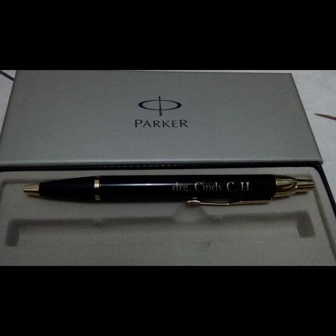 

Pulpen Parker Original Im Bp Black Lq Gt New Stok