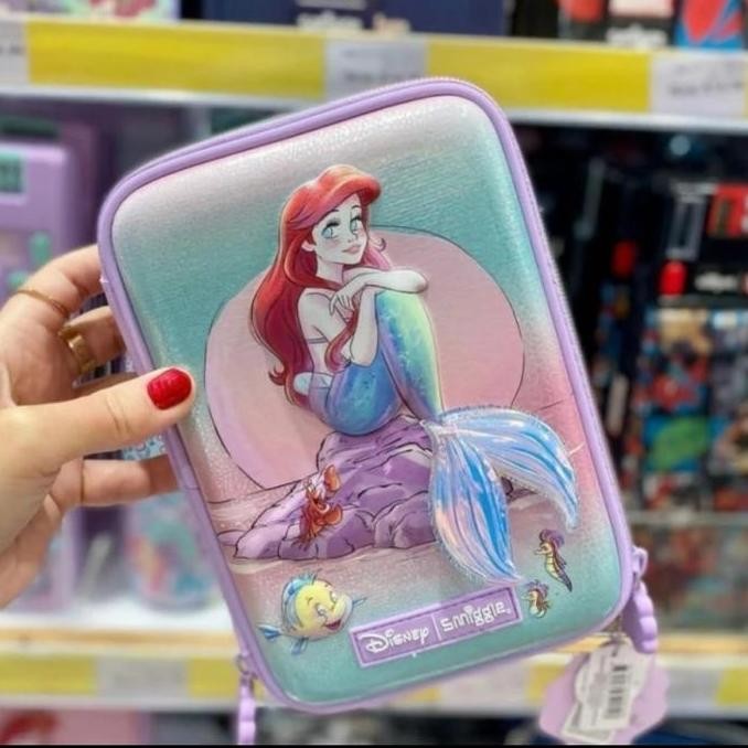 

Smiggle Pencil Case Hard Top Ariel/ Tempat Pensil Anak/ Kado Smiggle New Stok