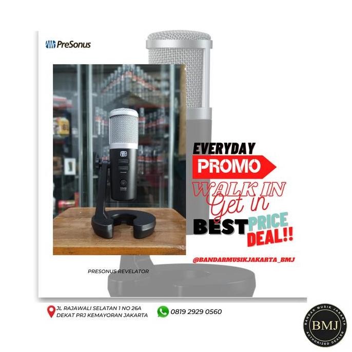 Mic Presonus REVELATOR USB - Mikrofon Podcast & Recording Profesional