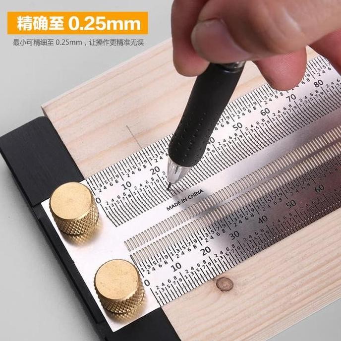 

Penggaris Presisi T-Rule T-Square Marking Ruler Fine Woodworking New Stok