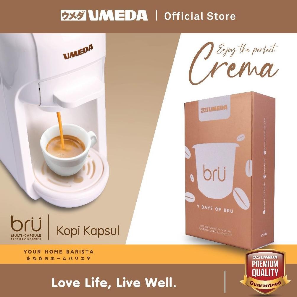 

Termurah Umeda Bru Coffee Capsules / Kopi Kapsul / Nespresso Compatible Ah-70