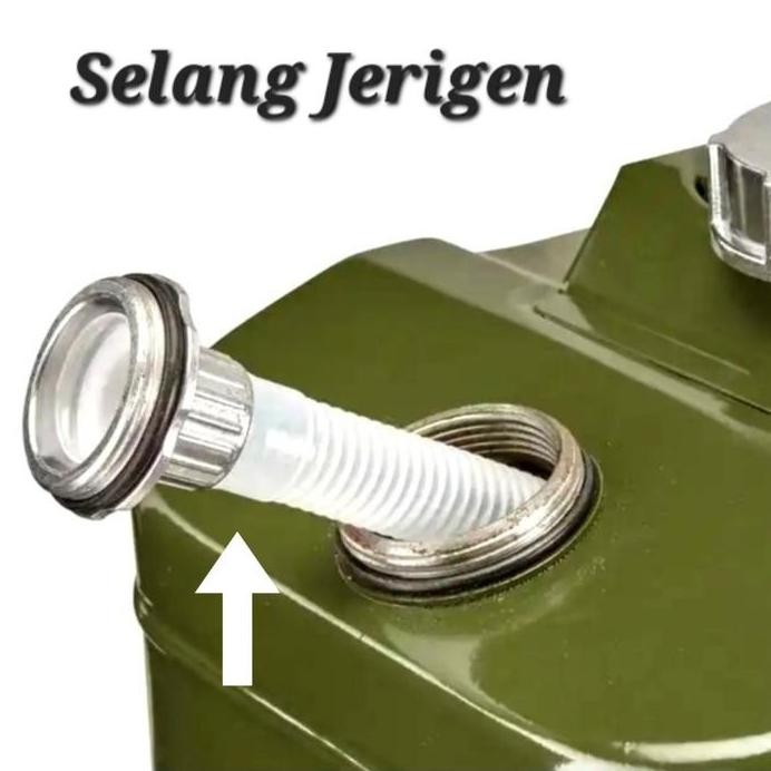 ready  jerigen 10l jerry can 10 liter besi tempat genset bbm bensin solar