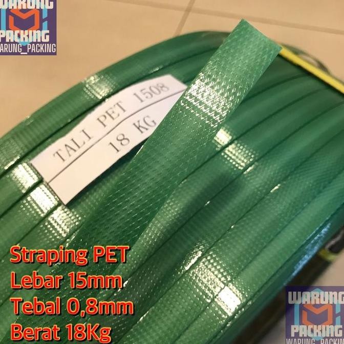 

Straping strapping band PET 15mm 15,5 mm super heavy duty murah