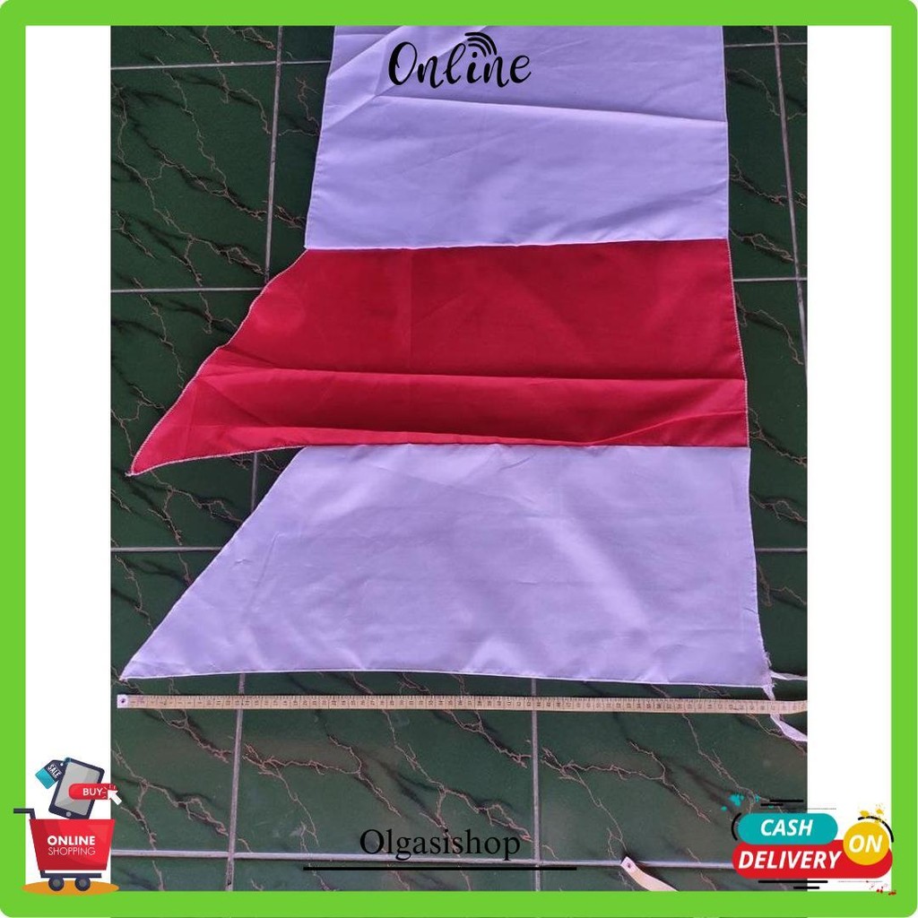 Umbul-Umbul Layur Merah Putih 4Meter Layur Lurus Bendera Umbul-Umbul Warna Warni Garuda Panjang Mura