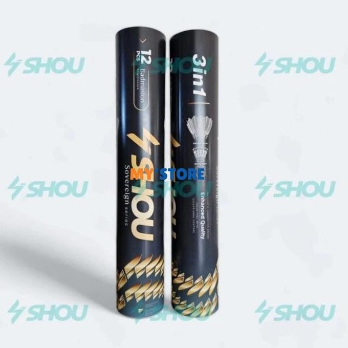 NEW Shuttlecock Shuttle Cock Premium Shou Sovereign 3in1 3 in 1 Technology