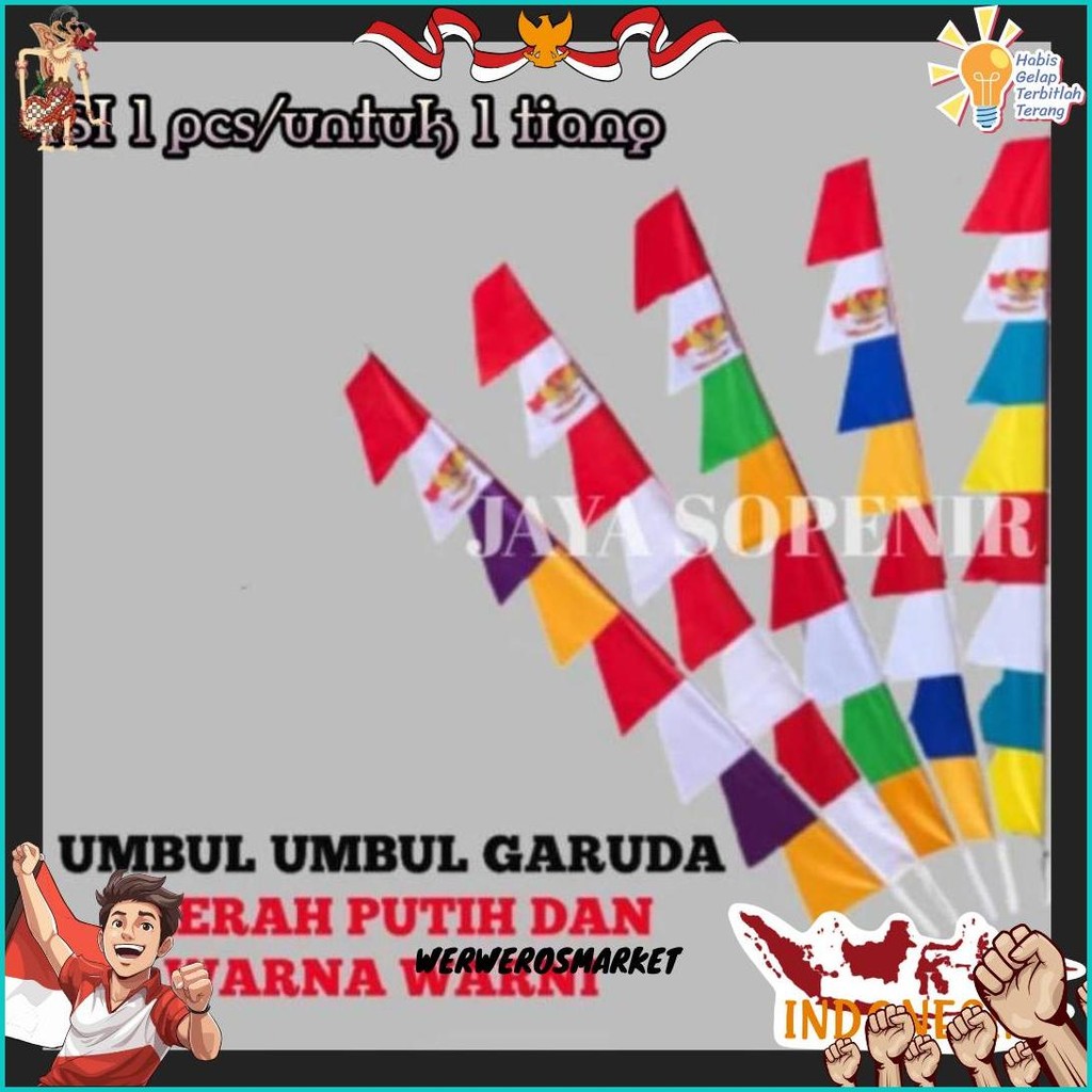 Umbul Umbul Merah Putih 1 Kodi Terlaris