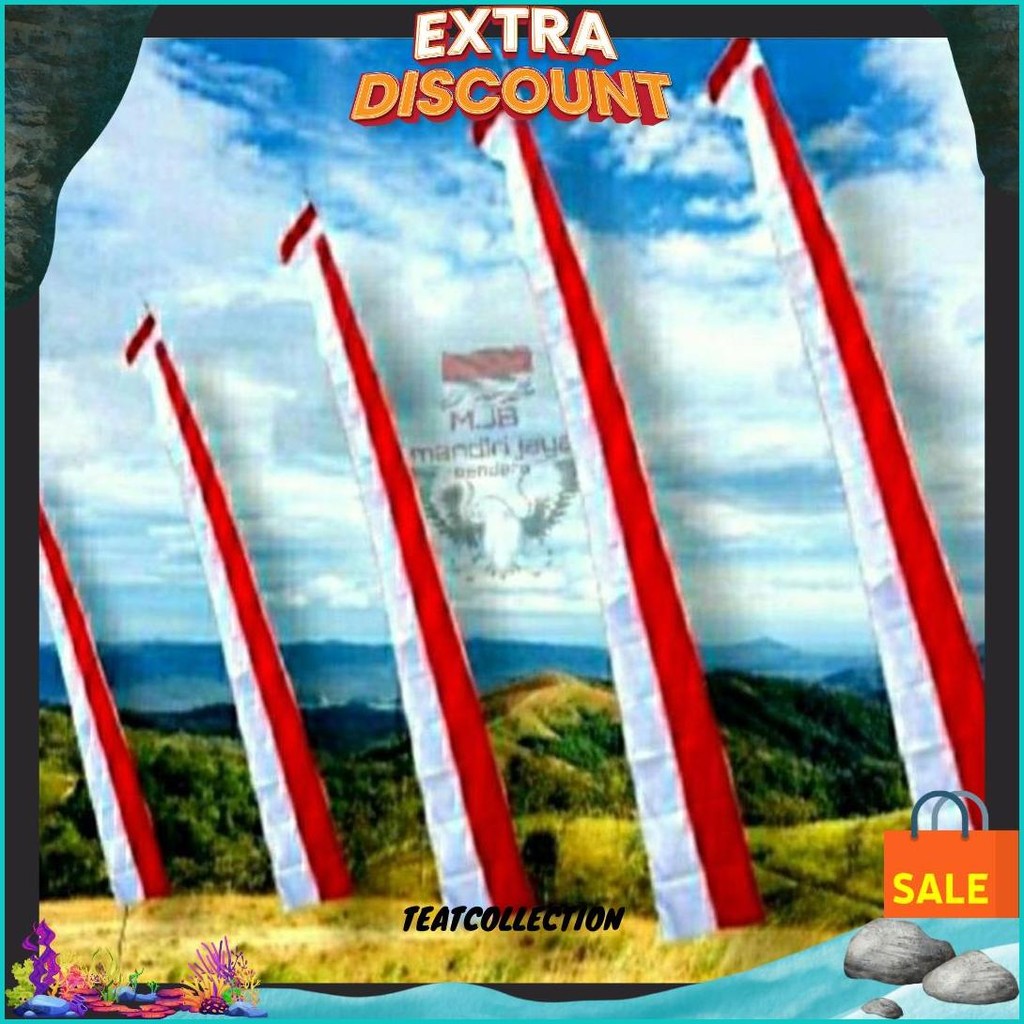 Umbul Umbul 5 Meter Merah Putih Polos Terlaris