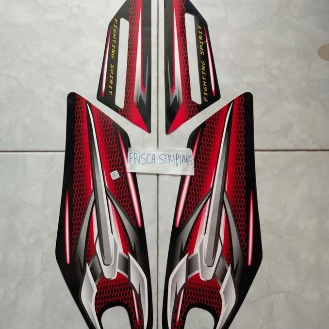 striping rx king 2007 merah