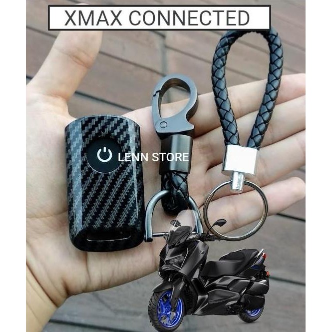 Cover Sarung Kunci Remote Carbon YAMAHA XMAX CONNECTED 2023 2024 murah