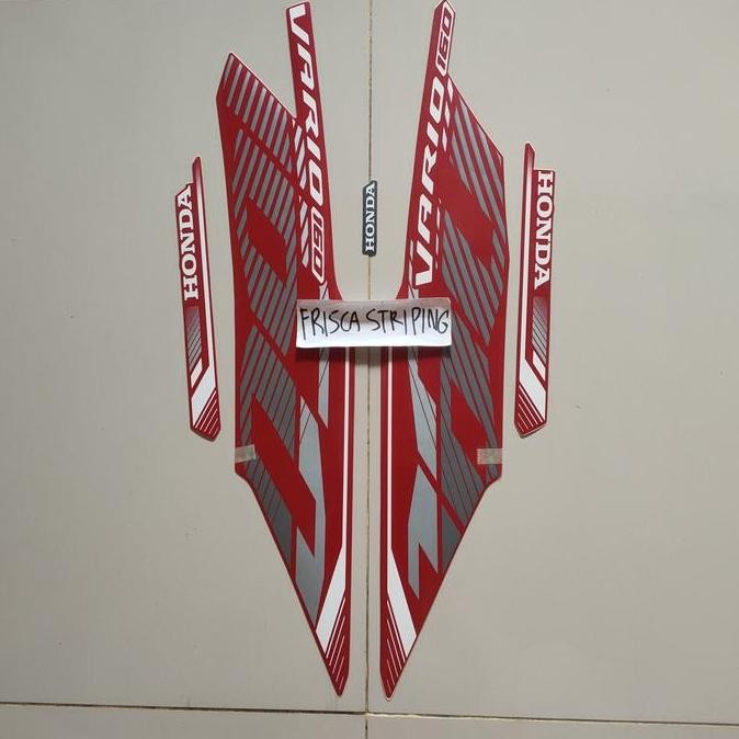 striping stiker Vario 160 merah dof doff 2023 original