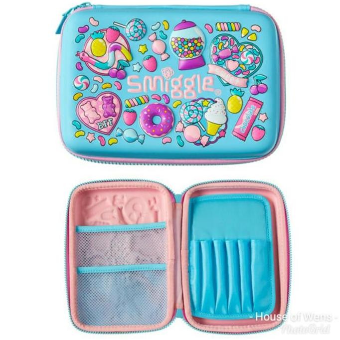

Smiggle Hello Scented Hardtop Pencil Case - Tempat Pensil Smiggle New Stok
