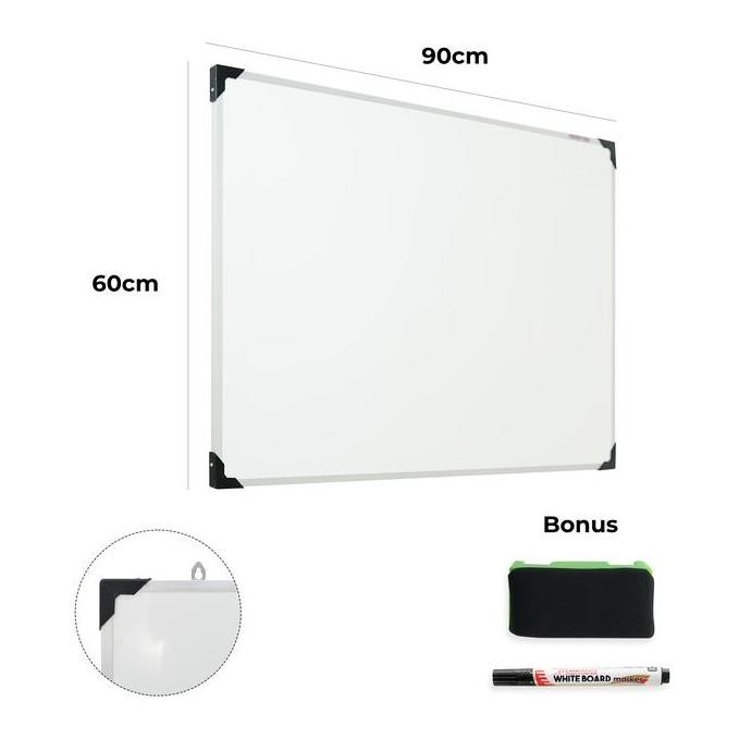 

Papan Tulis + White Board + Spidol + Magnet Warna New Stok